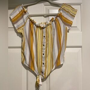 Beceel tie front summer top - medium -